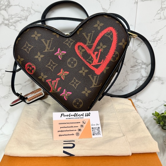 💎✨LOUIS VUITTON ✨💎SAC COEUR Heart monogram AUTHENTIC LIMITED EDITION - Picture 2 of 10